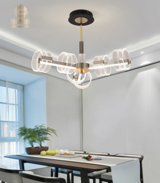 تصویر از لوستر مدرن 6 شاخه