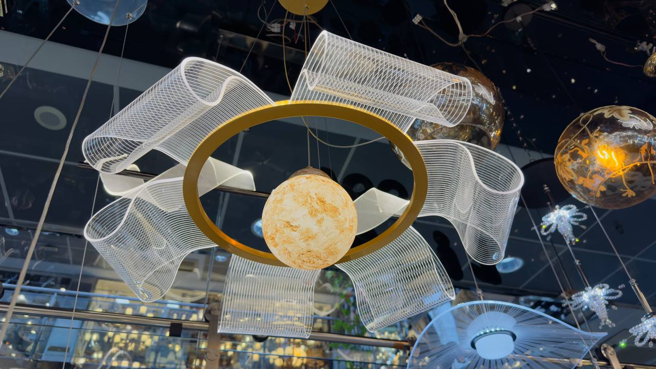 لوستر مدرن طرح افتاب