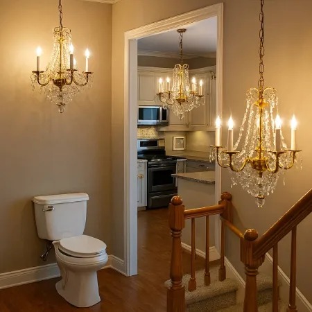 اشتباهات رایج در انتخاب و نصب لوستر،